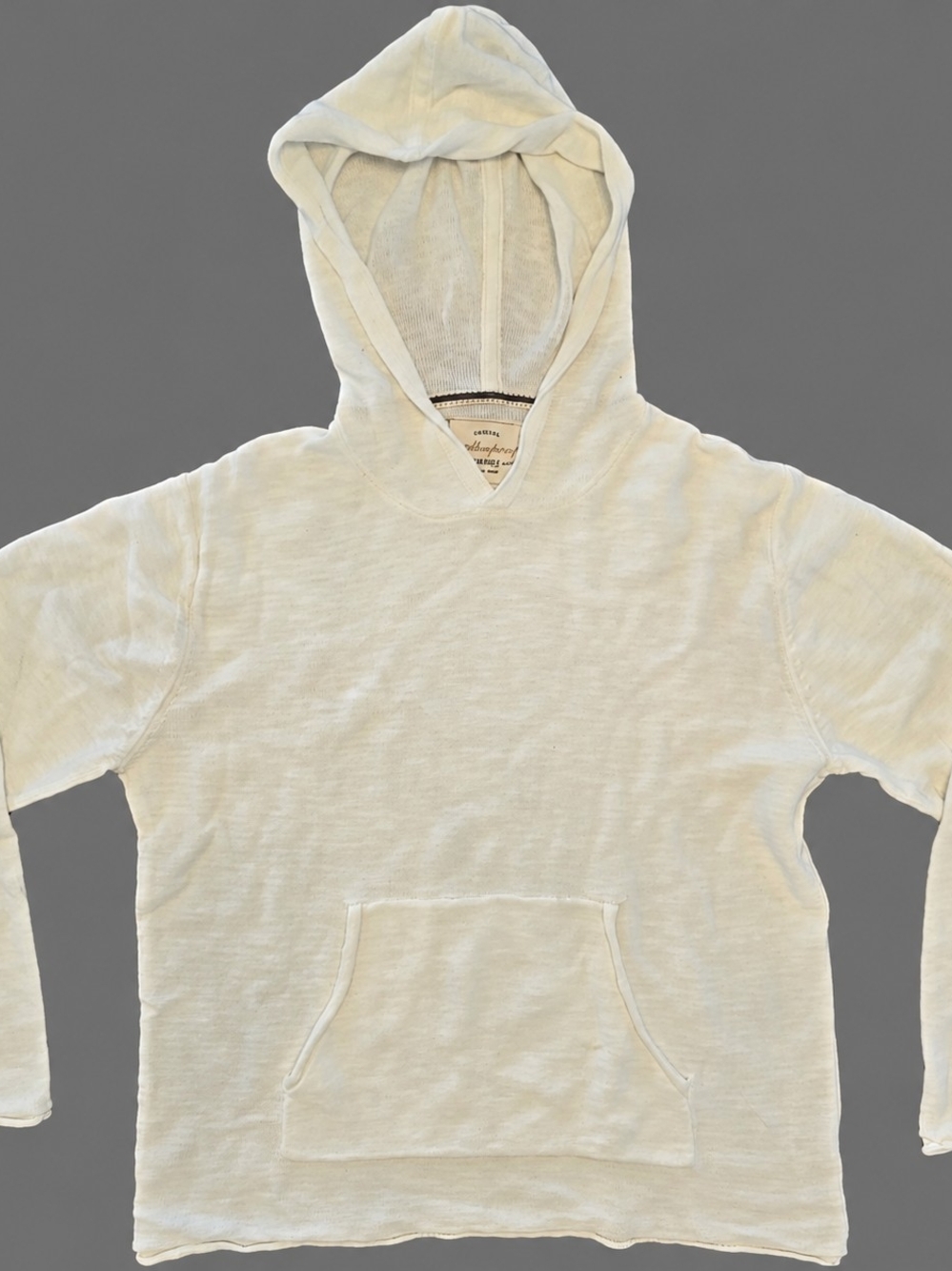 Weatherproof Vintage Cream Lightweight Hoodie Men’s L